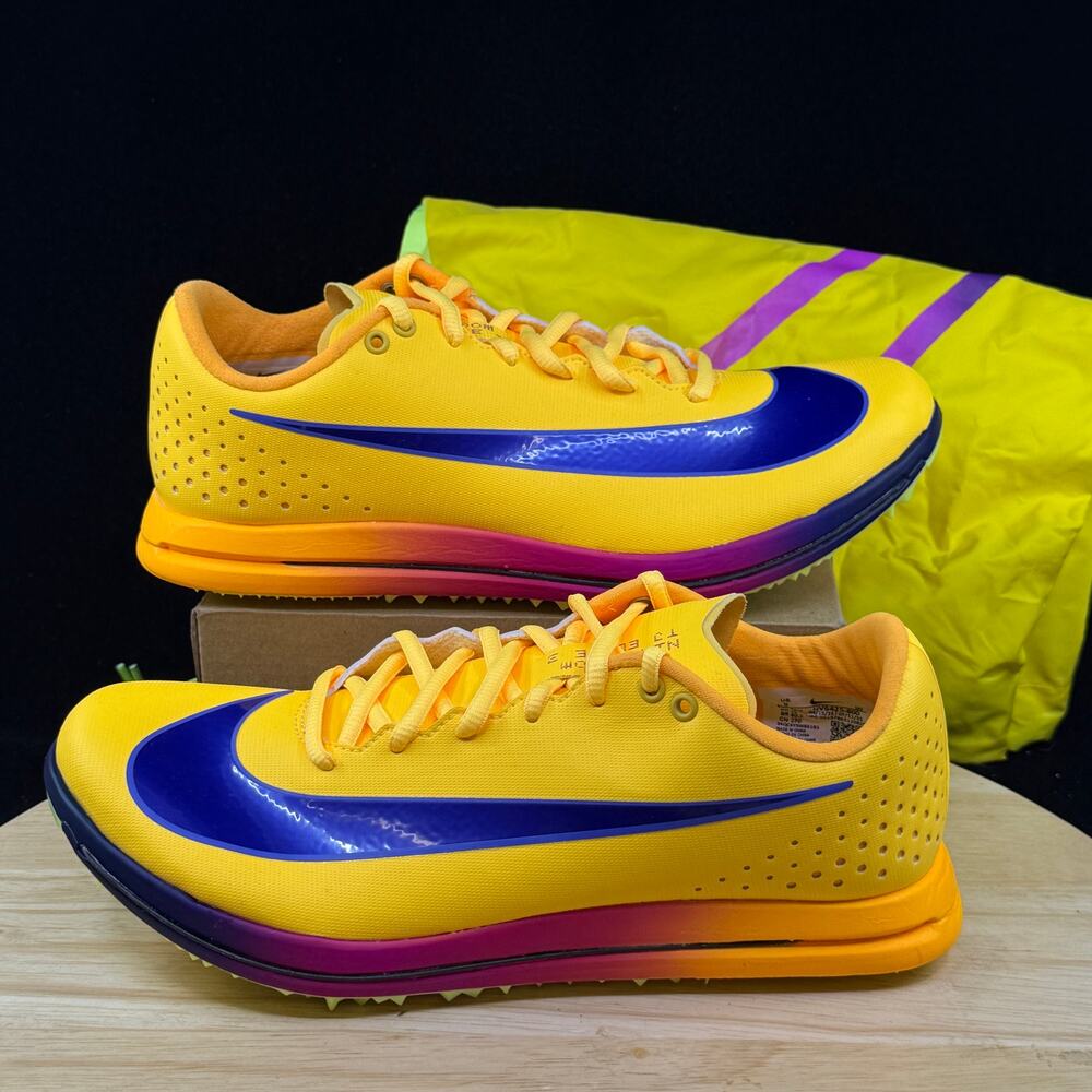 Nike Triple Jump Elite 3 Spikes Citron Pulse HV6425-800 Men's Size 9 NEW